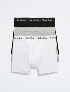 Комплект из 3 трусов-боксеров из хлопка стрейч Calvin Klein, мульти