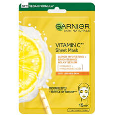 Garnier Skin Naturals Vitamin C Sheet Mask увлажняющая тканевая маска с витамином С 28г