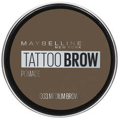 Maybelline Помада для бровей Tattoo 003 Medium Brown 3,5 мл