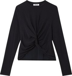 Футболка Ambush Knot Long-Sleeve T-Shirt &apos;Black&apos;, черный