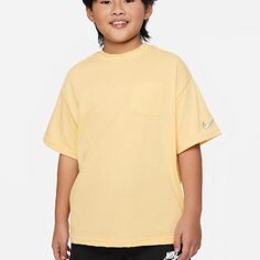 Футболка Nike Outdoor Play Big Kids&apos; Short-Sleeve, светло-желтый