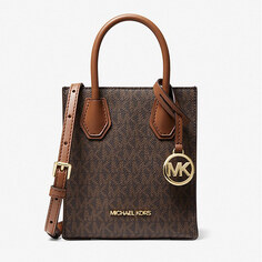 Сумка кросс-боди Michael Michael Kors Mercer Extra-Small Logo, коричневый