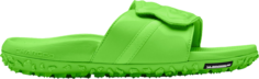 Сандалии Under Armour Fat Tire Slides Hyper Green, зеленый