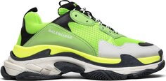 Кроссовки Balenciaga Triple S Sneaker Very Fluo, зеленый
