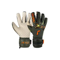 Вратарские перчатки Reusch Attract SpeedBump Ortho-Tec, зеленый/оранжевый
