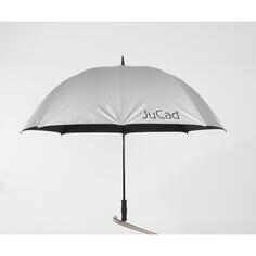 Телескопический зонт с древком JuCad, серебро/серебро/серебро