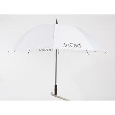 Телескопический зонт с древком JuCad, белый