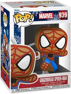 Фигурка Funko POP Marvel: Gingerbread Spider-Man, Multicolor, 4 inches, (50664)