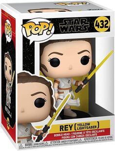 Фигурка Funko Pop! Star Wars: The Rise Of Skywalker - Rey With Yellow Lightsaber