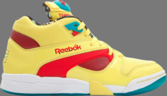 Кроссовки court victory pump &apos;nyc&apos; Reebok, желтый