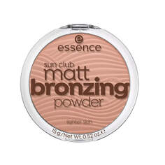 Essence Sun Club Matt Bronzing Powder матовая бронзирующая пудра 01 Натуральная 15г