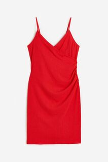 Платье H&amp;M Draped Jersey, красный H&M