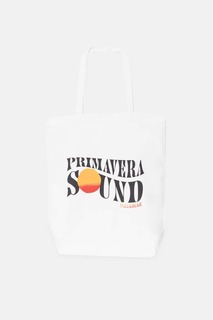 Сумка-шоппер Pull&amp;Bear Primavers Sound Tote, белый