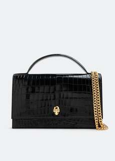 Сумка ALEXANDER MCQUEEN Medium Skull top handle bag, черный