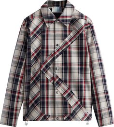 Куртка Kith Plaid Initial K Jacket &apos;Oat&apos;, разноцветный