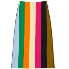 Юбка Sunnei Rainbow Stripe Midi Skirt