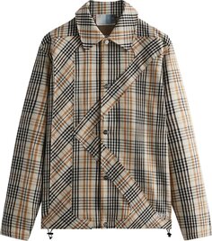 Куртка Kith Plaid Initial K Jacket &apos;Muslin&apos;, разноцветный
