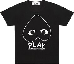 Футболка Comme des Garçons PLAY Inverted Big Heart T-Shirt &apos;Black&apos;, черный