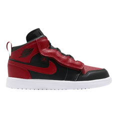 Кроссовки Nike Air Jordan 1 Mid ALT PS, черный/красный