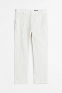 Брюки H&amp;M Regular Fit Linen Suit, светло - бежевый H&M