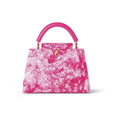Сумка Louis Vuitton x Yayoi Kusama Capucines BB, розовый