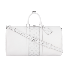 Сумка Louis Vuitton Keepall 50, белый