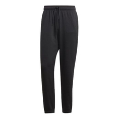 Повседневные брюки Adidas neo Essentials Linear Tapered Logo Knit Long Pants Black, Черный