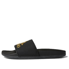 Шлепанцы Adidas neo Adilette Comfort Gold Slippers &apos;Black Gold&apos;, Черный