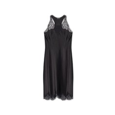 Ночная сорочка Balenciaga Lace Trimmed Sleeveless, черный
