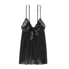 Ночная сорочка Victoria&apos;s Secret Very Sexy Embellished Pleated, черный