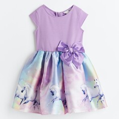 Платье H&amp;M Kids Flared-skirt Unicorns, сиреневый H&M