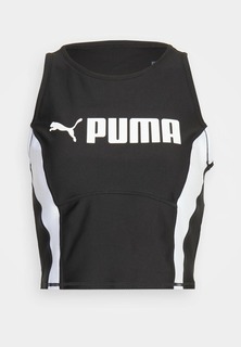 Топ Puma Fit Eversculpt Tank, черный, белый