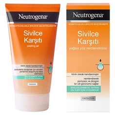 Гель-пилинг Neutrogena, 150 мл + Крем для лица Neutrogena, 50 мл