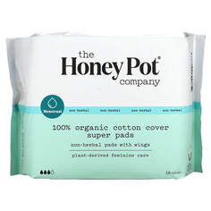 Органические Прокладки The Honey Pot Company с крылышками