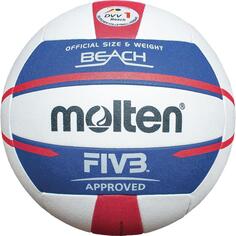 Расплавленный волейбольный мяч V5M5000 MOLTEN, белый/красный