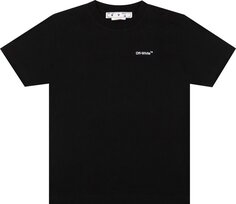 Футболка Off-White Caravag Arrow Slim Short-Sleeve Tee &apos;Black/White&apos;, черный