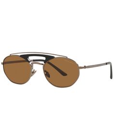 Мужские солнцезащитные очки, ar6116 53 Giorgio Armani, мульти
