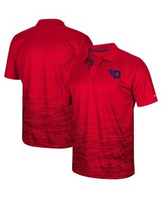 Красная мужская рубашка поло dayton flyers marshall Colosseum, красный