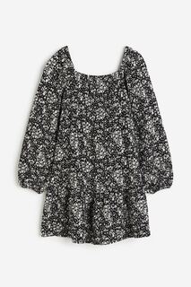 Платье H&amp;M Kids A-line, черный H&M