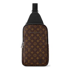 Сумка-слинг Louis Vuitton Avenue NM Monogram Macassar, коричневый