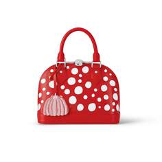 Сумка Louis Vuitton x Yayoi Kusama Alma BB, красный/белый