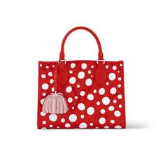 Сумка Louis Vuitton x Yayoi Kusama OnTheGo PM​, красный/белый