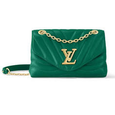 Сумка Louis Vuitton New Wave Chain MM, зеленый