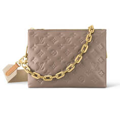 Сумка Louis Vuitton Coussin PM, серо-коричневый