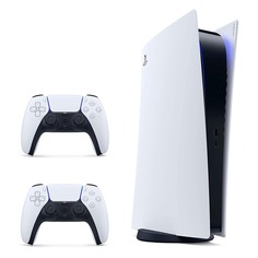 Игровая консоль Sony PlayStation 5 Digital Edition + геймпад, 825 ГБ, белый