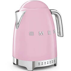Чайник электрический с регулируемой температурой Smeg KLF04PKUK, розовый