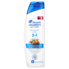 Head &amp; Shoulders, Шампунь и кондиционер 2 в 1, уход за сухой кожей головы, с миндальным маслом, 250 мл (8,45 жидк. Унции)