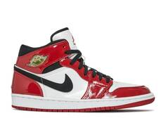 Кроссовки AIR JORDAN 1 RETRO PATENT &apos;CHICAGO BULLS&apos; 2003, белый