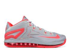 Кроссовки Nike LEBRON 11 LOW &apos;BASE GREY LASER CRIMSON&apos;, серый