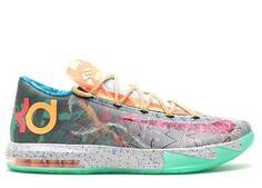Кроссовки Nike KD 6 &apos;WHAT THE KD&apos;, разноцветный